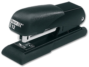 Rapid Half Strip Stapler Throat Depth 55mm Ref E12 Black