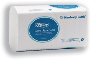 Kleenex Super Soft Hand Towels White 88 Sheets Ref 6761 [Pack 30]