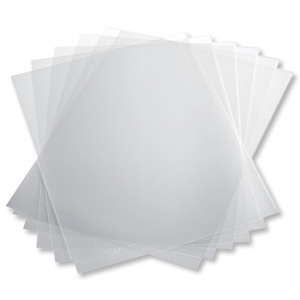 Durable Report Covers Polypropylene Capacity 100 Sheets A3 Fold to A4 Economy Clear Ref 2939/19 [Pack 50]