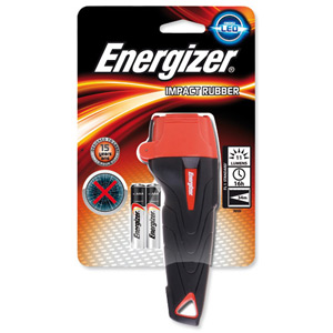 Energizer Impact LED Torch Weatherproof 16hr 11 Lumens 2AAA Ref 632630