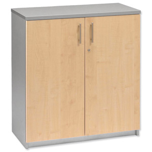 Tercel Eyas Low Cupboard with Lockable Doors W800xD400xH890mm Maple