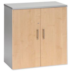 Tercel Eyas Modular Storage Large Cupboard Lockable W750xD400xH812mm Maple