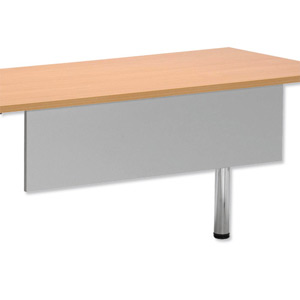 Trexus Conference Optional Modesty Panel for Table Silver