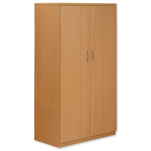 Sonix Tall Cupboard Lockable W1000xD400xH1830mm Beech