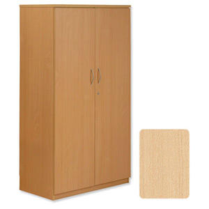 Sonix Tall Cupboard Lockable W1000xD400xH1830mm Maple