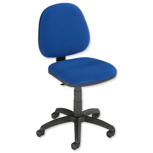 Trexus Office Operator Chair Medium Back H300mm Seat W460xD430xH460-580mm Blue