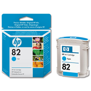 Hewlett Packard [HP] No. 82 Inkjet Cartridge 69ml Cyan Ref C4911AE
