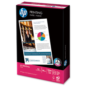 Hewlett Packard [HP] Printing Paper Multifunction Ream-Wrapped 80gsm A4 White Ref HPT0317 [500 Sheets]