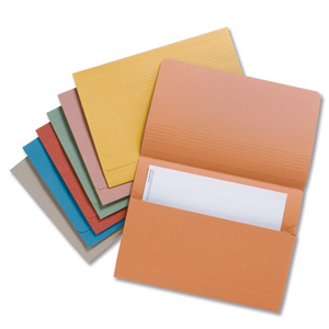 Concord Probate Wallet 315gsm Capacity 75mm Foolscap Orange Ref 36206 [Pack 25]