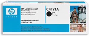 Hewlett Packard [HP] Laser Toner Cartridge Page Life 9000pp Black [for LaserJet 4500 Series] Ref C4191A