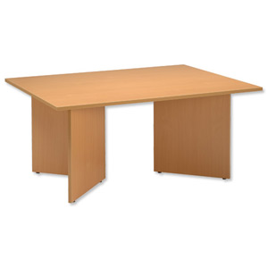 Influx Boardroom Table W1600xD1200xH730mm Beech
