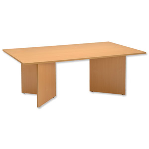 Influx Boardroom Table W2000xD1200xH730mm Beech