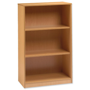 Influx Basic Standard Bookcase Medium W740xD390xH1200mm Beech