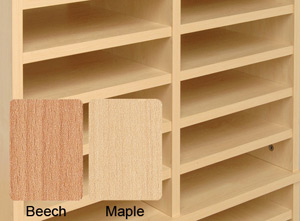 Tercel Post Room Shelves for Sorter Base Maple [Pack 5]