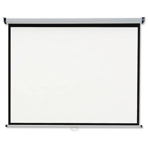 Nobo Wall Projection Screen for DLP LCD 4:3 Format Black-bordered W1750xH1325mm Ref 1902392