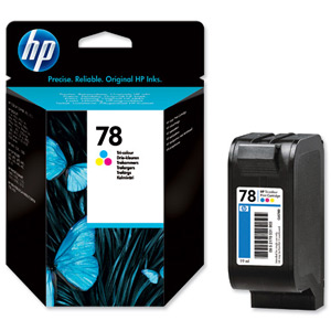 Hewlett Packard [HP] No. 78 Inkjet Cartridge Page Life 450pp 19ml Colour Ref C6578D Ident: 810B