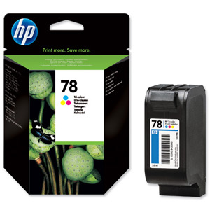 Hewlett Packard [HP] No. 78 Inkjet Cartridge Page Life 970pp Colour Ref C6578A