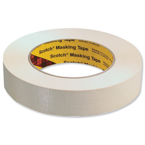 Scotch Masking Tape General Purpose Removes Cleanly 25mmx50m Ref 28312550 [Pack 9]