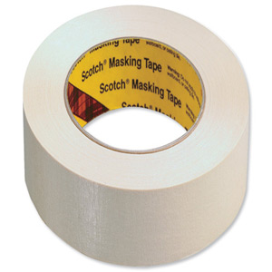 Scotch Masking Tape General Purpose Removes Cleanly 50mmx50m Ref 28315050 [Pack 6]