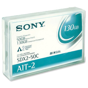 Sony AIT-2 Data Tape Cartridge AME 50-130GB 230m Ref SDX2-50C