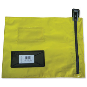 Versapak Mailing Pouch Durable PVC-coated Nylon 286x336mm Yellow Ref CVF1_YWS