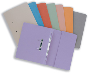 Concord Transfer Spring Files with Pocket 315gsm 38mm Foolscap Mauve Ref 27214 [Pack 25]
