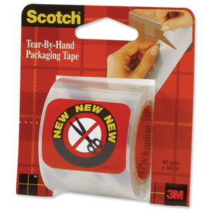 Scotch Tear By Hand Packing Tape 48mmx16m Ref E5016C