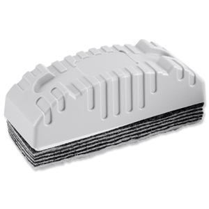 Drywipe Eraser Easy Peel 10 Disposable Felt Layers White