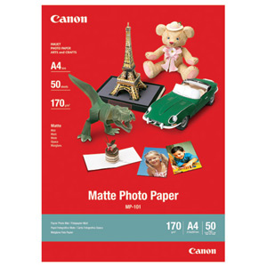 Canon MP-101 Photo Paper Matte 170gsm A4 Ref 7981A005 [50 Sheets]