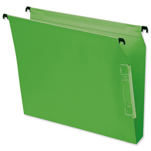 Esselte Pendaflex Lateral File Kraft 205gsm Square-base Capacity 30mm W330mm Green Ref 93671 [Pack 25]