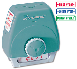 Xstamper 3-in-1 Word Stamp - First Proof - Second Proof - Perfect Proof Ref WS8525