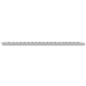 Linex Ruler Stainless Steel Imperial and Metric with Conversion Table 1000mm Ref Lxesl100
