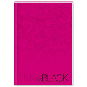 Oxford Pink and Black Book Casebound Ruled 192 Pages 90gsm A4 Ref H70009 [Pack 5]
