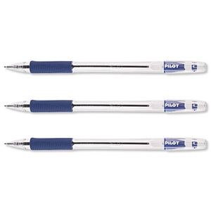 Pilot BegreeN Ballpoint Pen BPEGP Fine Tip 0.7mm Line 0.27mm Blue Ref 203101003 [Pack 10]