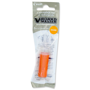 Pilot V-Board Master Refill for Drywipe Marker Begreen Bullet Tip Medium 4mm Orange Ref 255101 [Pack 12]