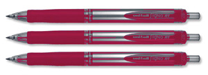 Uni-ball SigNo Gel RT Rollerball Pen Retractable Fine 0.7mm Tip 0.5mm Line Red Ref 9004552 [Pack 12]