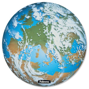 Fellowes Brite Mousepad Mat Hard Plastic for Accurate Tracking Earth Ref 5881401