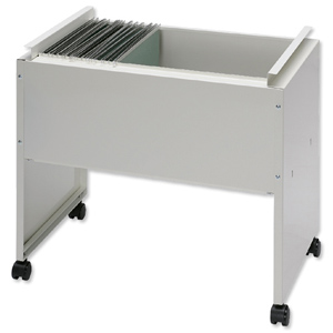 Filing Trolley Steel Capacity 120 A4 or Foolscap Files Grey Ident: 215E