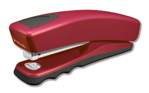 Rexel Stapler Sirius ABS Plastic Non-slip Base Integral Staple Remover Red Ref 2100028