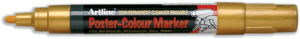 Artline Poster-Colour Paint Marker Outdoor and Indoor Metallic Assorted Ref EPS-4-6WC [Wallet 6]