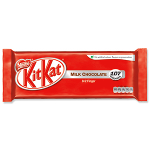 Nestle Kit Kat Chocolate Bars 2 Finger Bars Ref 12097518 [Pack 8]