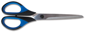 SureSafe Scissors with Rubber-cushioned Comfort Grip 180mm Ref JZ04