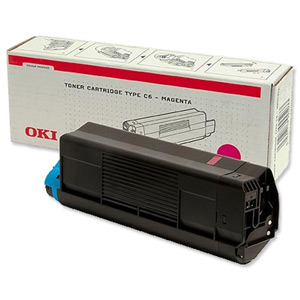 OKI Laser Toner Cartridge Page Life 5000pp Magenta [for C5100 5200 5300 5400] Ref 42127406