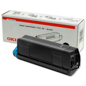 OKI Laser Toner Cartridge Page Life 5000pp Black [for C5100 5200 5300 5400] Ref 42127408