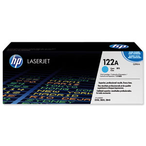 Hewlett Packard [HP] No. 122A Laser Toner Cartridge Page Life 4000pp Cyan Ref Q3961A Ident: 815Q
