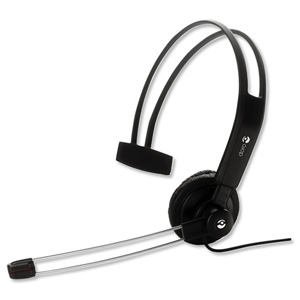 Doro Pro Sound Headset Monaural Adjustable In-use Boom Indicator Corded and Cordless Cables Ref HS1110