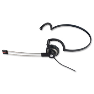 Doro Pro Sound Headset Monaural Reversible In-use Boom Indicator Corded and Cordless Cables Ref HS1130