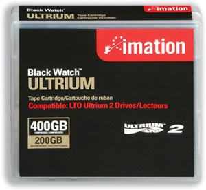 Imation LTO2 Ultrium Data Tape Cartridge 200-400GB 609m Ref 16598 Ident: 582A