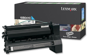 Lexmark C750 Return Program Laser Toner Cartridge Page Life 6000pp Cyan Ref 10B041C