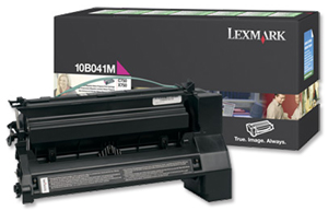 Lexmark C750 Return Program Laser Toner Cartridge Page Life 6000pp Magenta Ref 10B041M